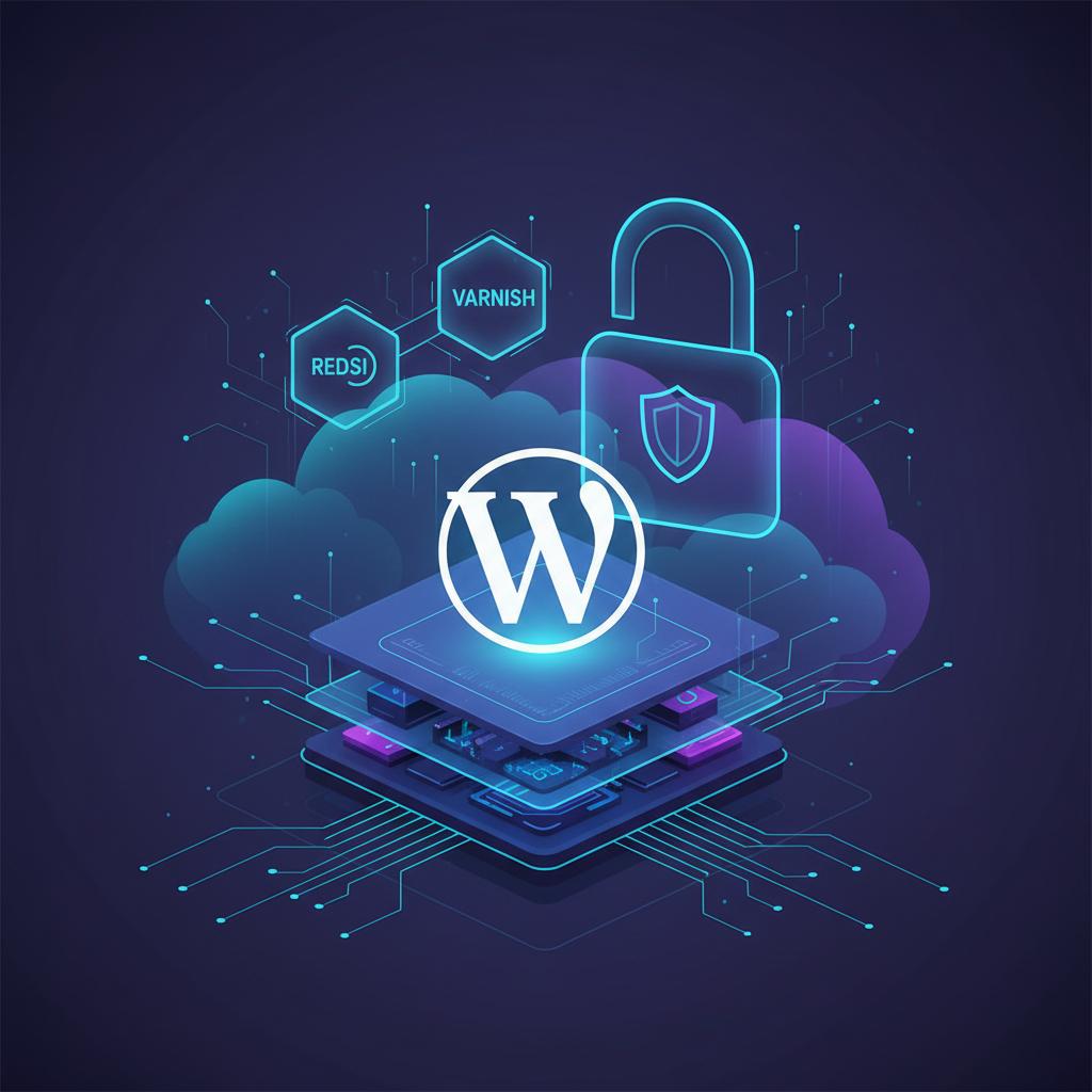 Ilustração técnica representando tecnologia relacionado a WordPress Dominado: Guia de Infraestrutura e Otimi incluindo VPS