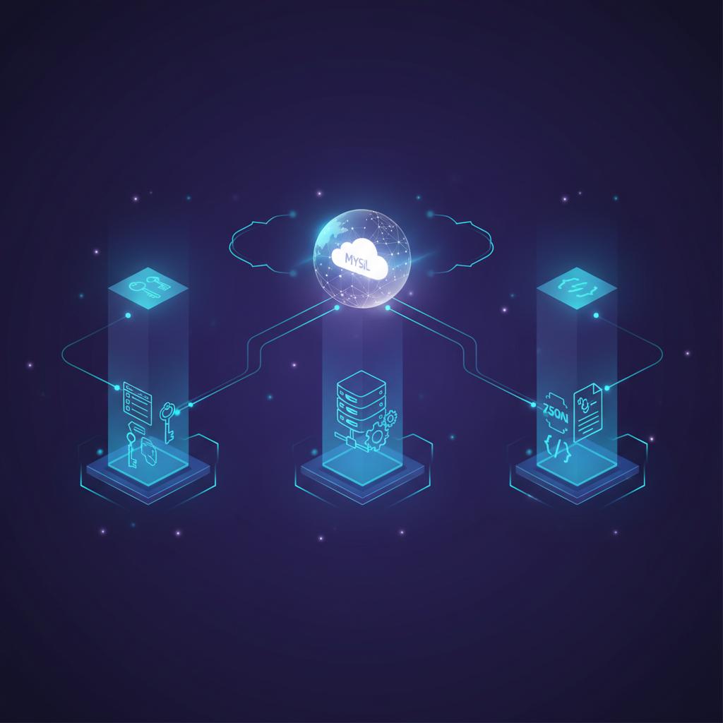 Ilustração técnica representando tecnologia relacionado a Guia Completo de Bancos de Dados: PostgreSQL, MySQ