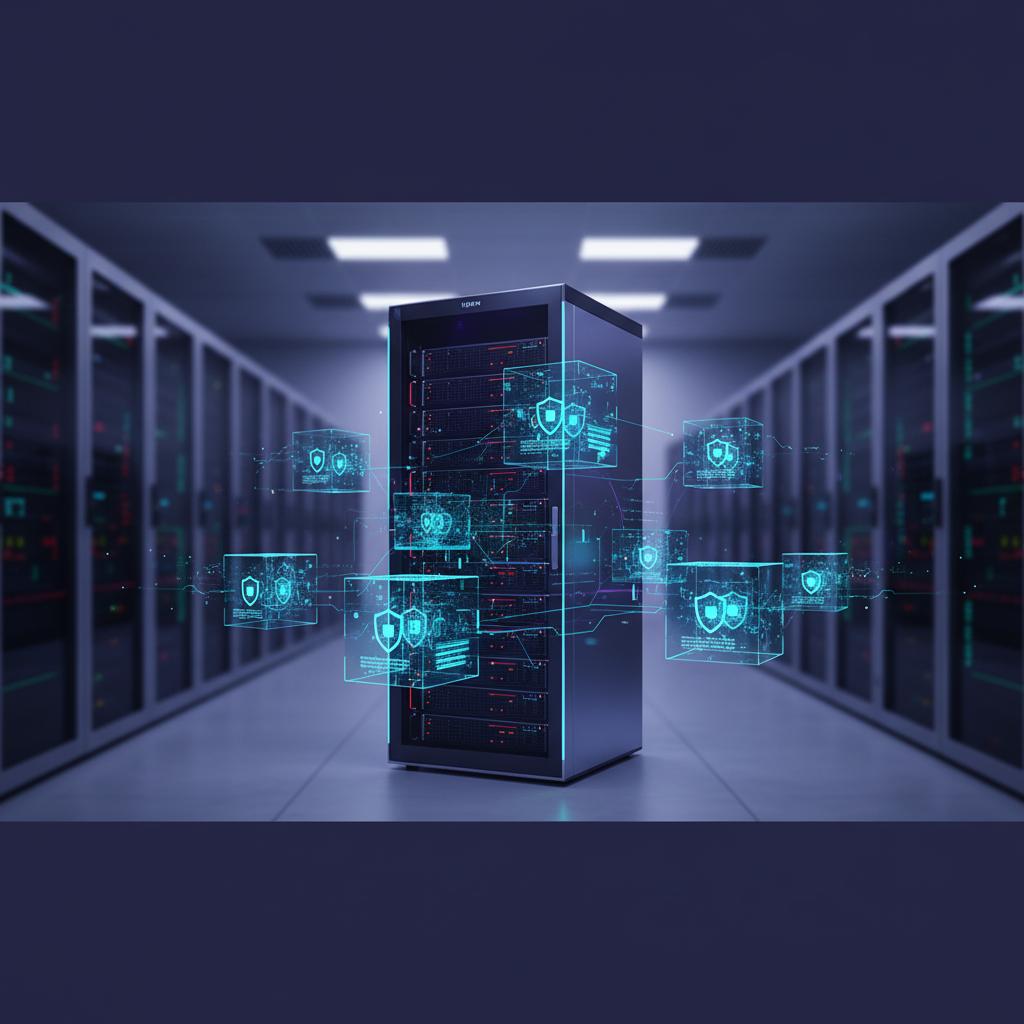 Ilustração técnica representando tecnologia relacionado a VPS: O Guia Definitivo para Escolher e Otimizar incluindo Servid...