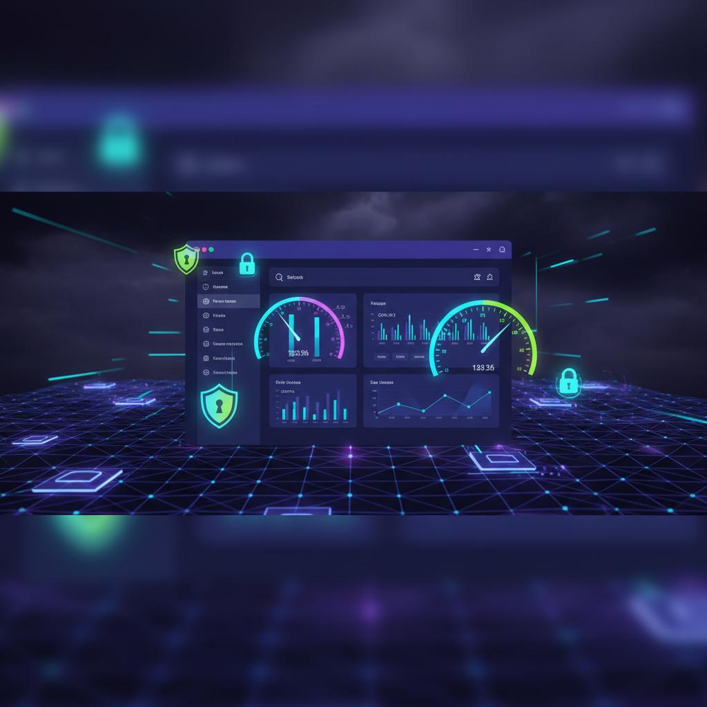 Ilustração técnica representando tecnologia relacionado a WordPress: Domine o CMS Líder de Mercado em 2024