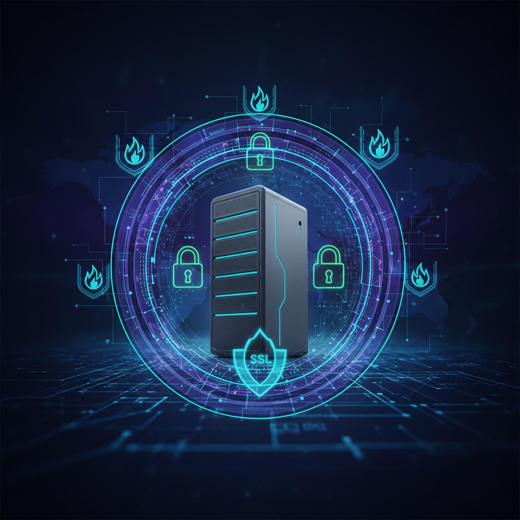 Ilustração técnica representando tecnologia relacionado a Guia Essencial de Segurança Web: Protegendo Seu VP incluindo Fir...