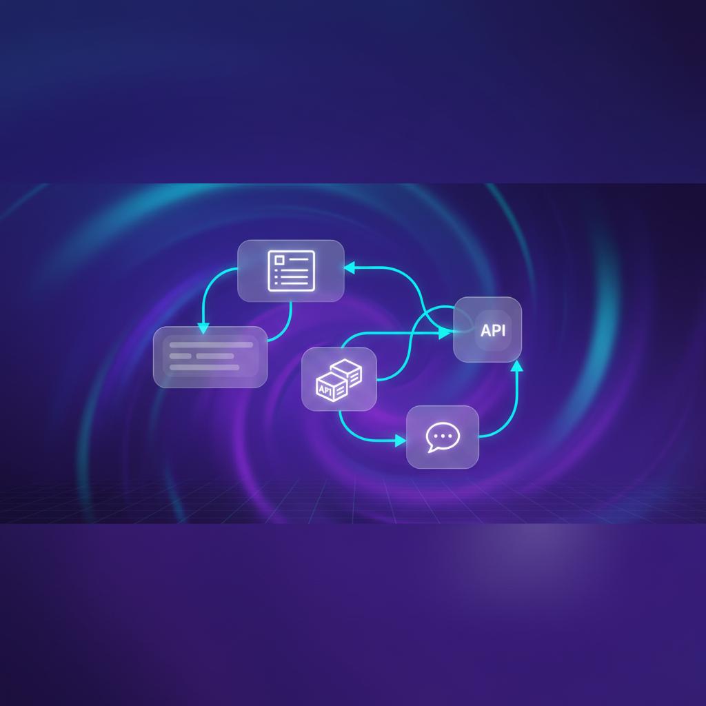 Ilustração técnica representando tecnologia relacionado a Typebot: O Guia Definitivo para Chatbots Conversac