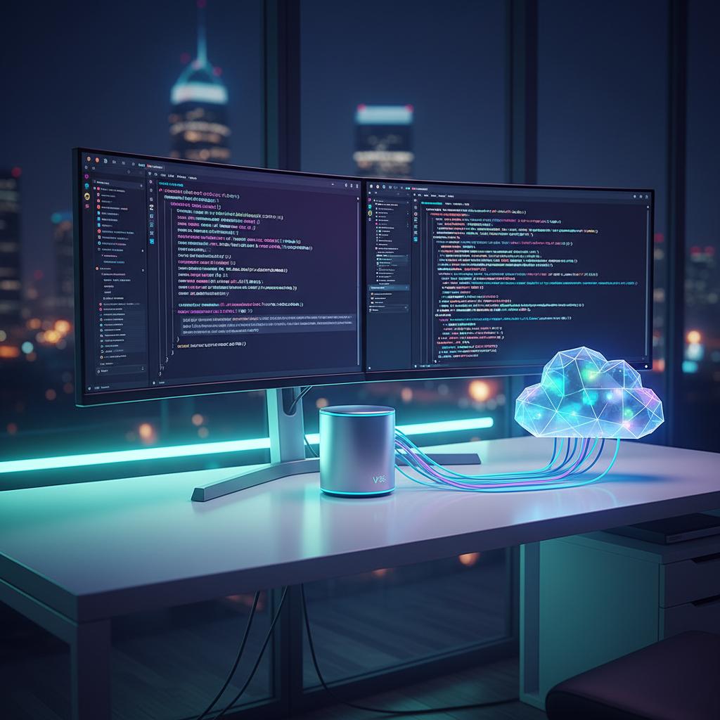 Ilustração técnica representando tecnologia relacionado a Domine a Programação: Dicas Práticas de Python e J