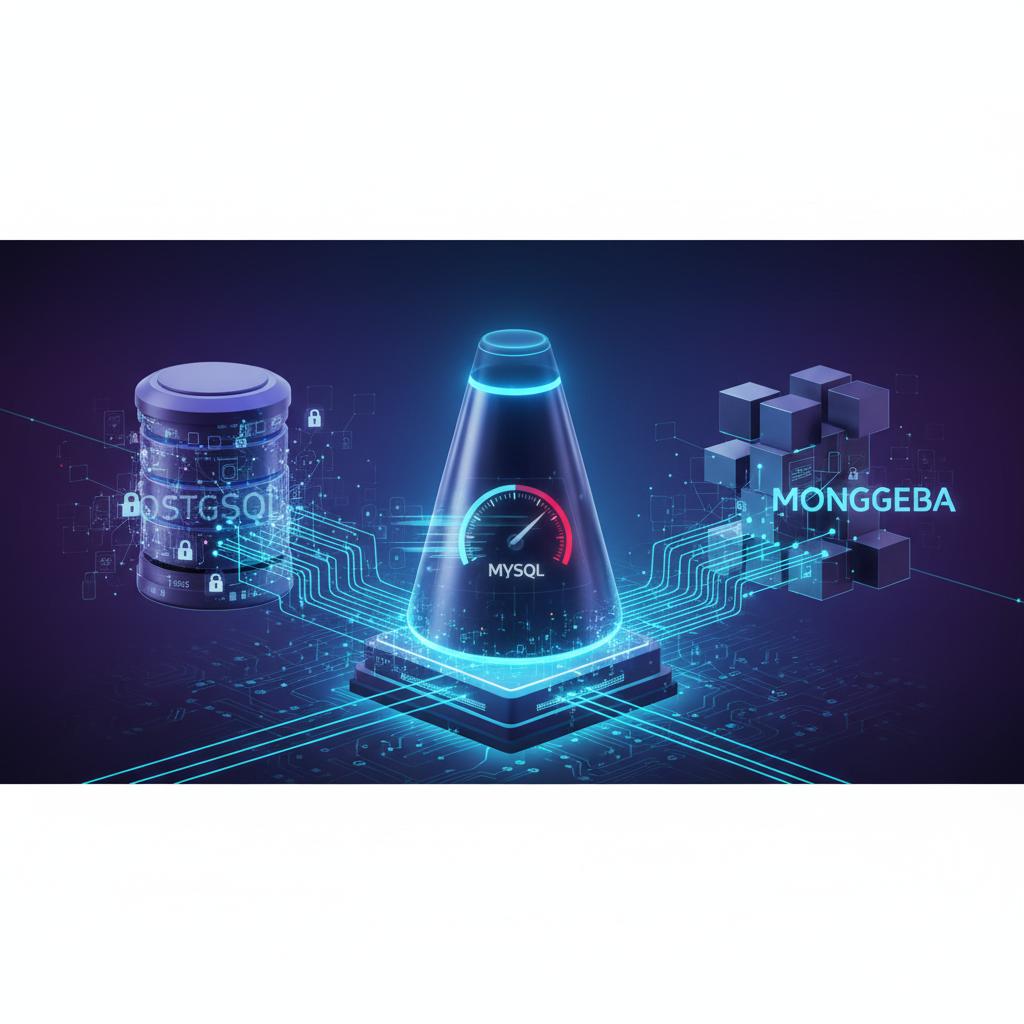 Ilustração técnica representando tecnologia relacionado a Guia Completo de Bancos de Dados: PostgreSQL, MySQ