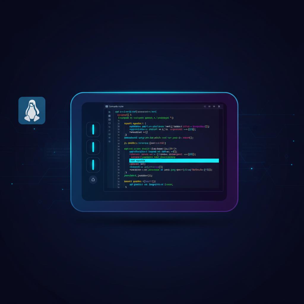 Ilustração técnica representando tecnologia relacionado a Linux: O Guia Completo para Servidores e CLI incluindo Ubuntu