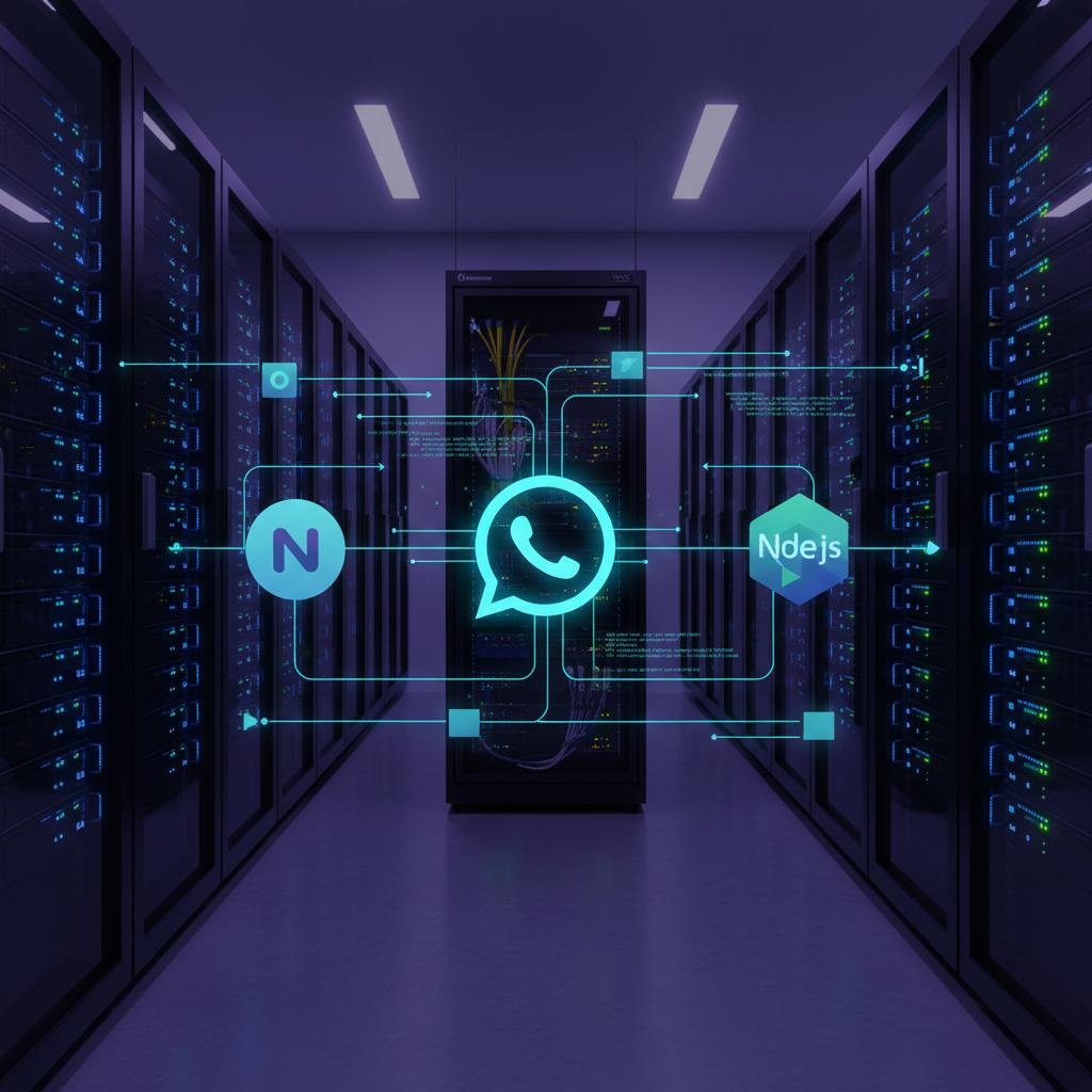 Ilustração técnica representando tecnologia relacionado a Evolution API: Guia Completo para WhatsApp Oficial incluindo Wha...