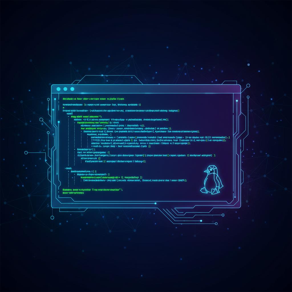 Ilustração técnica representando tecnologia relacionado a Linux: Guia Essencial para Administração e Servido incluindo Ubuntu