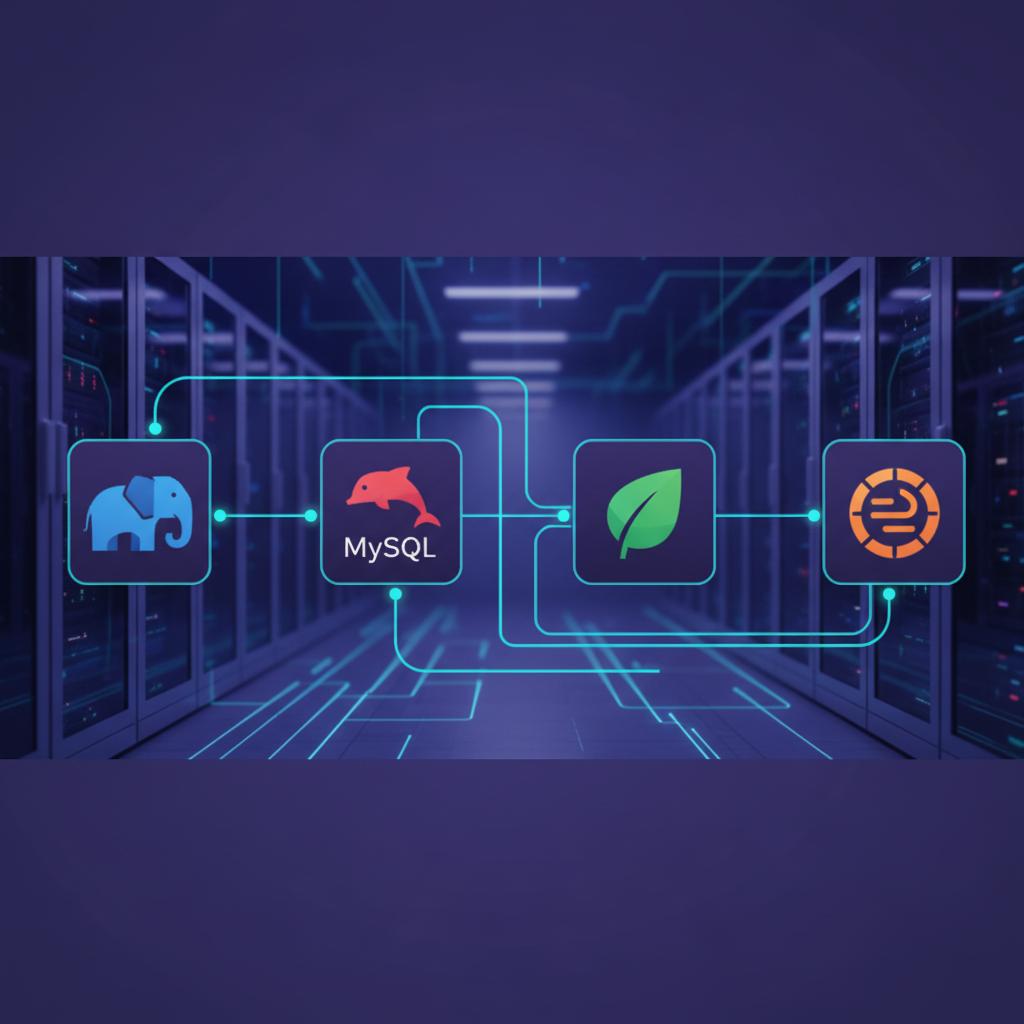 Ilustração técnica representando tecnologia relacionado a Bancos de Dados: Guia Completo p/ Infraestrutura C incluindo Pos...