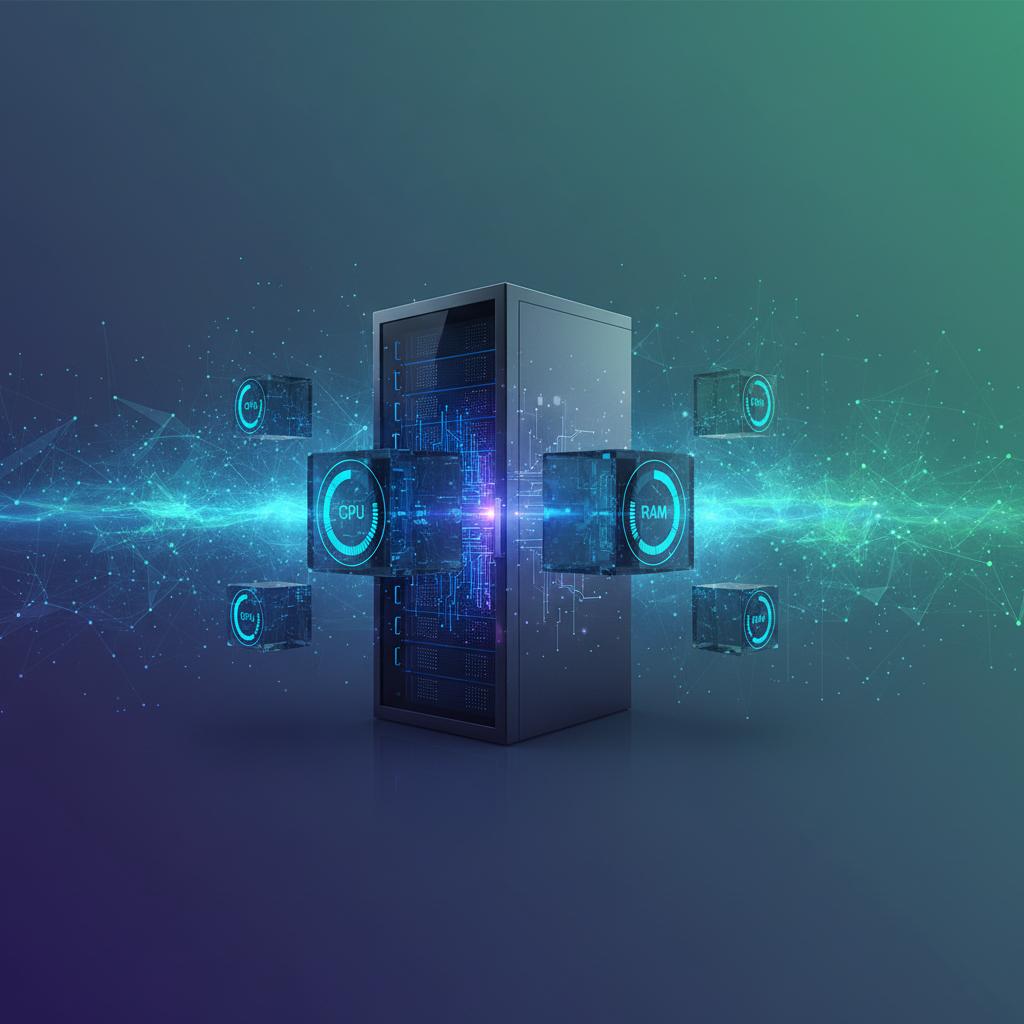 Ilustração técnica representando tecnologia relacionado a VPS: O Guia Definitivo para Servidores Virtuais em incluindo Ser...