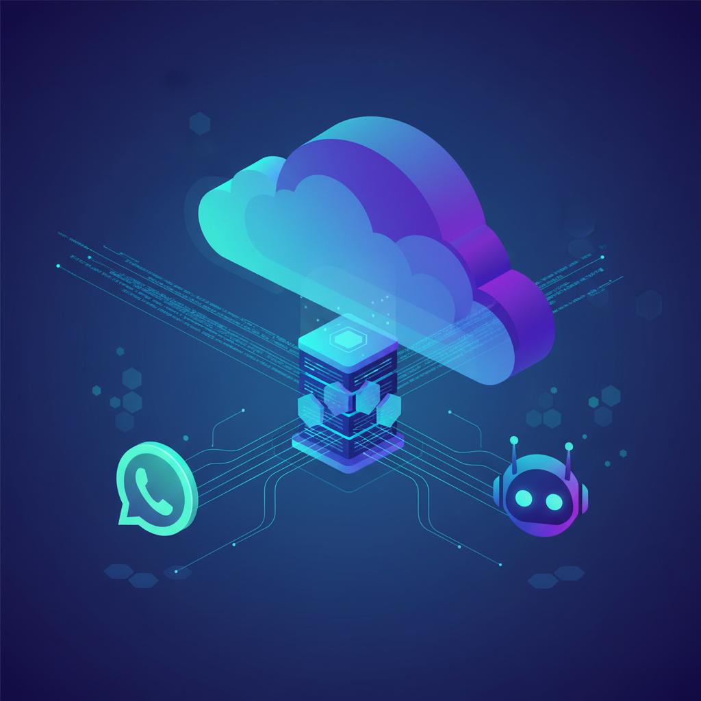 Ilustração técnica representando tecnologia relacionado a Evolution API: Guia Completo para WhatsApp Empresa incluindo Wha...