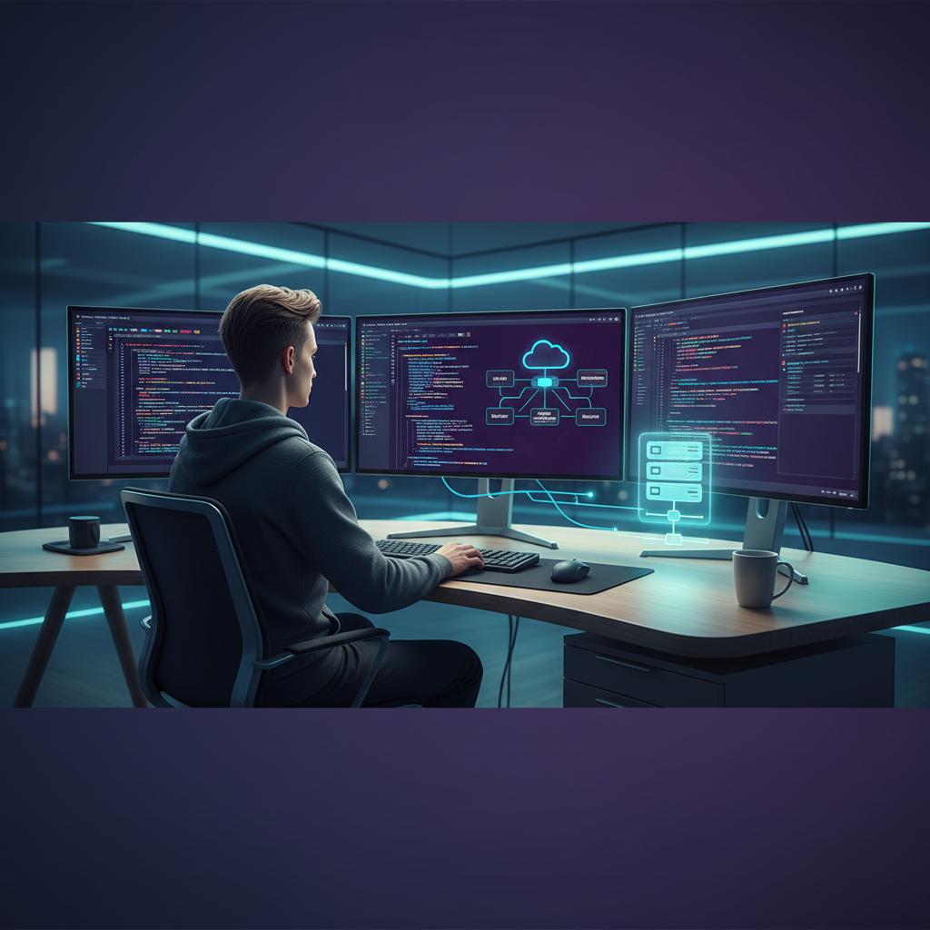 Ilustração técnica representando tecnologia relacionado a Domine a Programação: Dicas Essenciais para Desenv incluindo Python