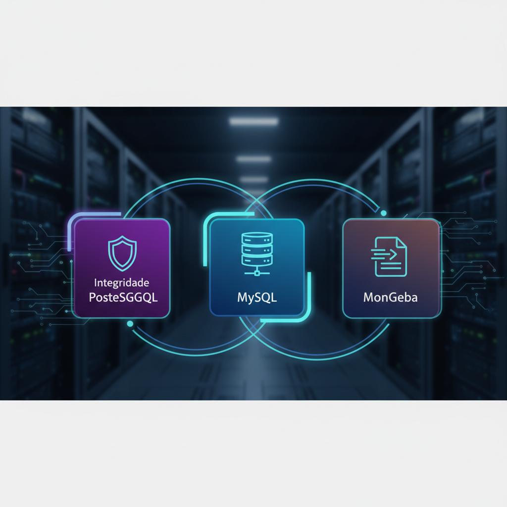 Ilustração técnica representando tecnologia relacionado a Guia Essencial de Banco de Dados: PostgreSQL vs My