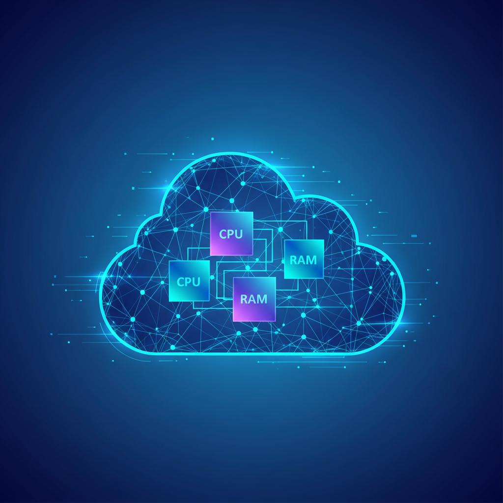 Ilustração técnica representando tecnologia relacionado a VPS: O Guia Definitivo para Hospedagem e Cloud Com incluindo Ser...