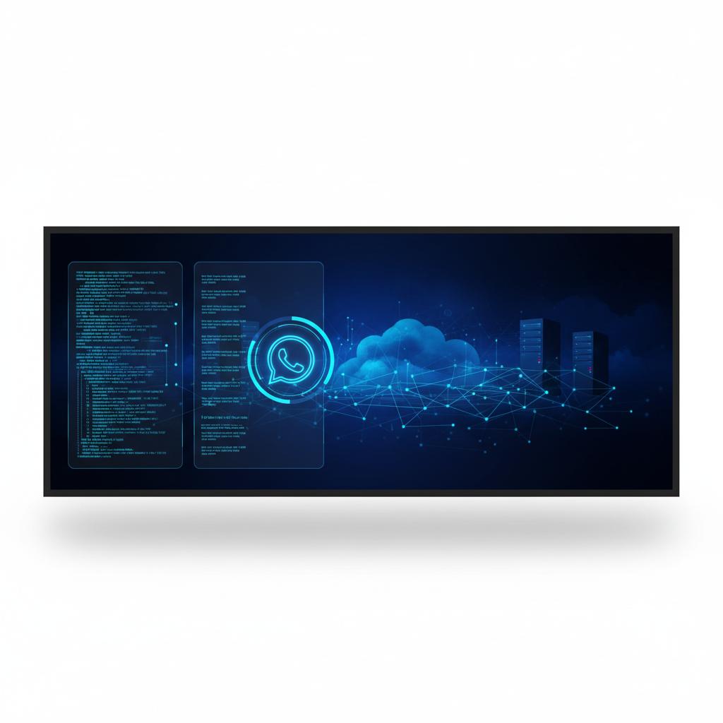 Ilustração técnica representando tecnologia relacionado a Evolution API: O Guia Definitivo para Automação Wh incluindo Wha...