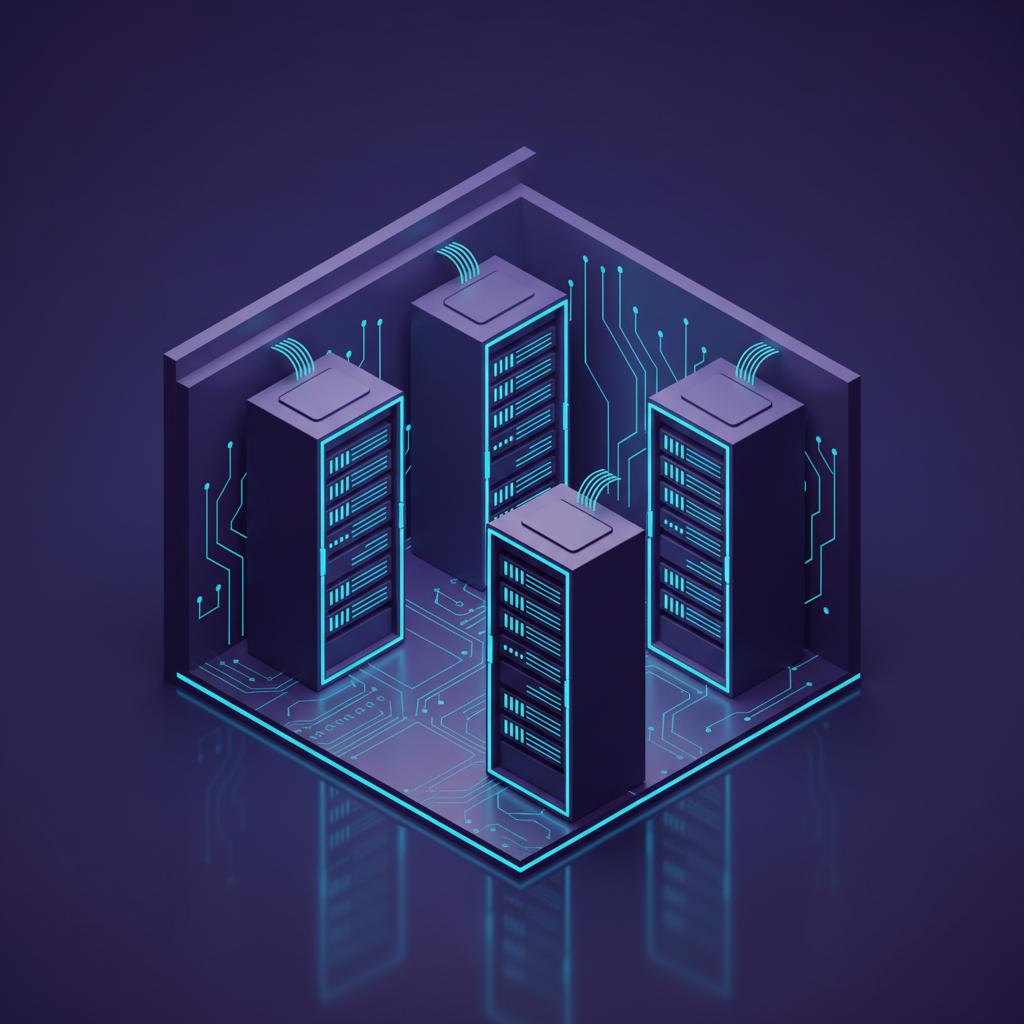 Ilustração técnica representando tecnologia relacionado a O que é VPS? Guia Definitivo de Hospedagem e Cloud