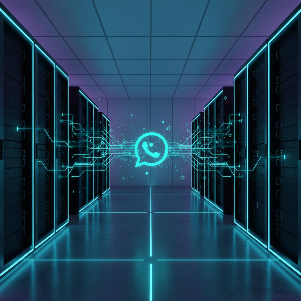 Ilustração técnica representando tecnologia relacionado a Guia Completo: Como usar a Evolution API para What incluindo Wha...