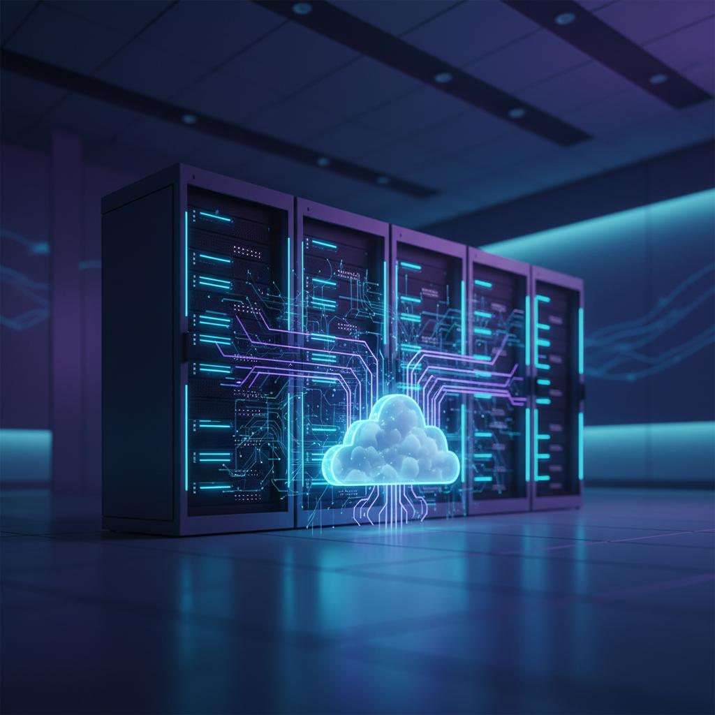 Ilustração técnica representando tecnologia relacionado a VPS: Guia Definitivo para Escolher seu Servidor Vi