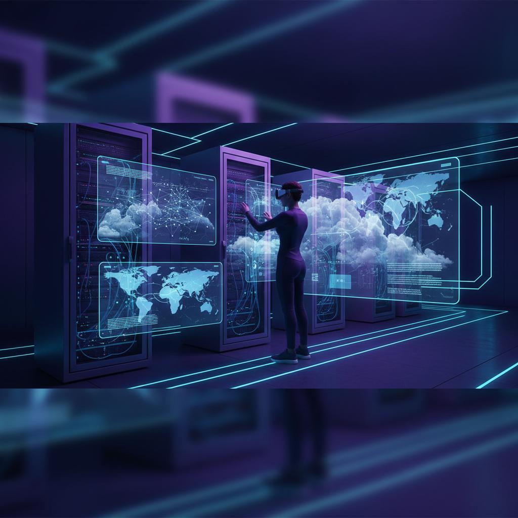 Ilustração técnica representando tecnologia relacionado a O que é VPS? Guia Definitivo de Servidor Virtual e incluindo Hos...