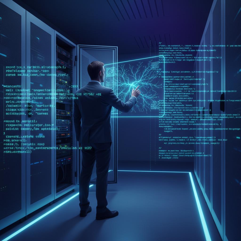 Ilustração técnica representando tecnologia relacionado a Guia de LLM: Como Implementar IA e ChatGPT API com incluindo Ope...