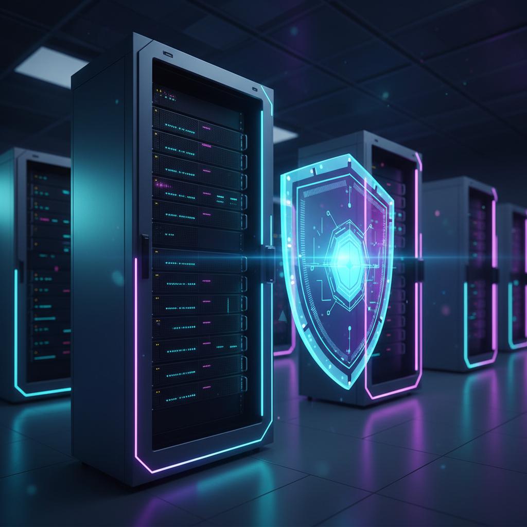 Ilustração técnica representando tecnologia relacionado a Segurança Web: Como Proteger seu Servidor e VPS em