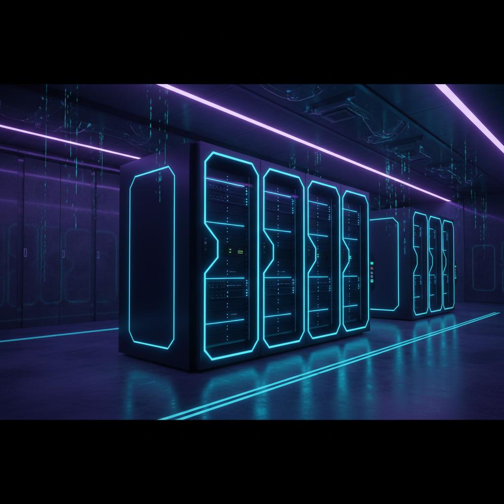 Ilustração técnica representando tecnologia relacionado a O que é VPS? Guia Definitivo de Servidor Virtual e incluindo hos...