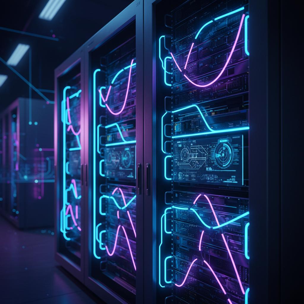 Ilustração técnica representando tecnologia relacionado a O que é Vector Database? O Guia Essencial para RAG