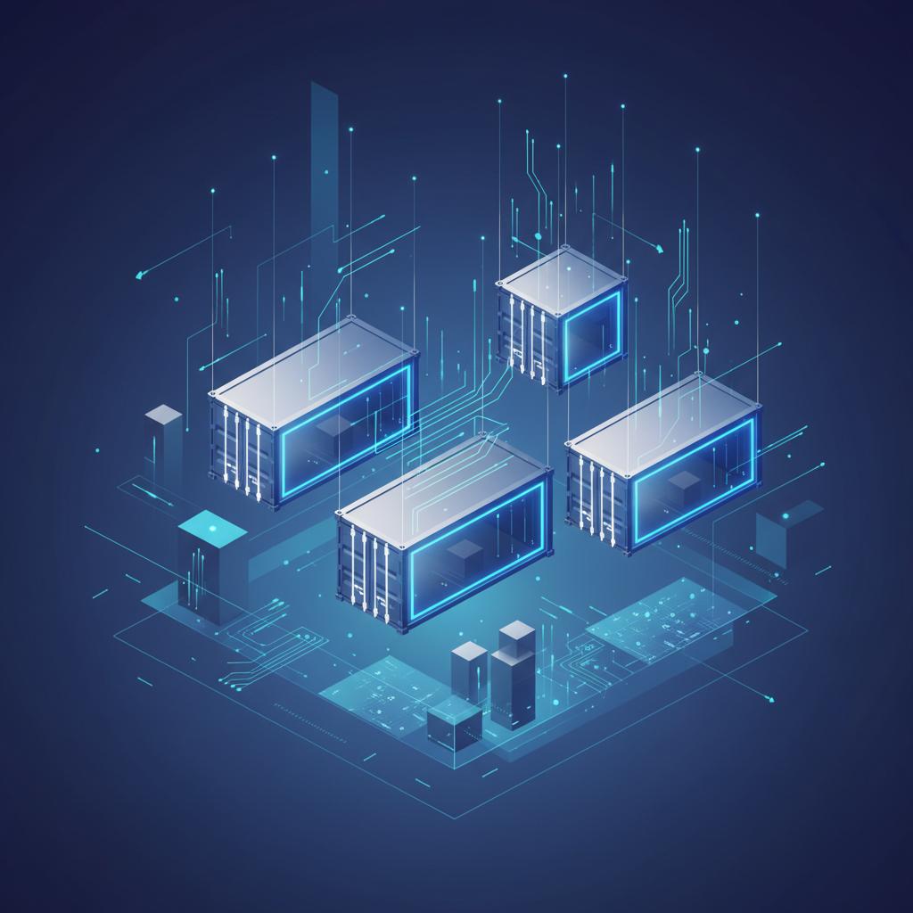 Ilustração técnica representando tecnologia relacionado a Docker: O Guia Definitivo para Containers e DevOps