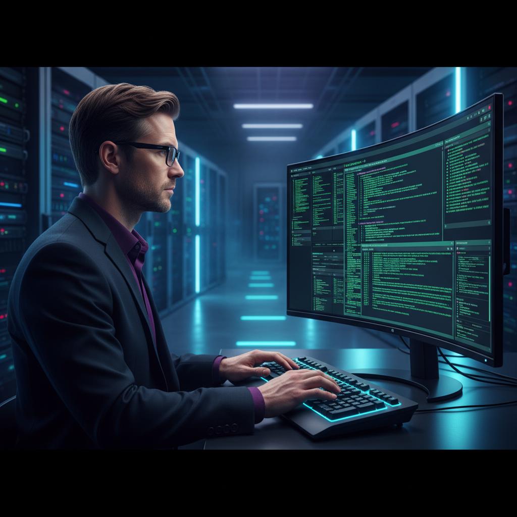 Ilustração técnica representando tecnologia relacionado a Guia de Administração de Servidores Linux: Do Zero incluindo Ubuntu