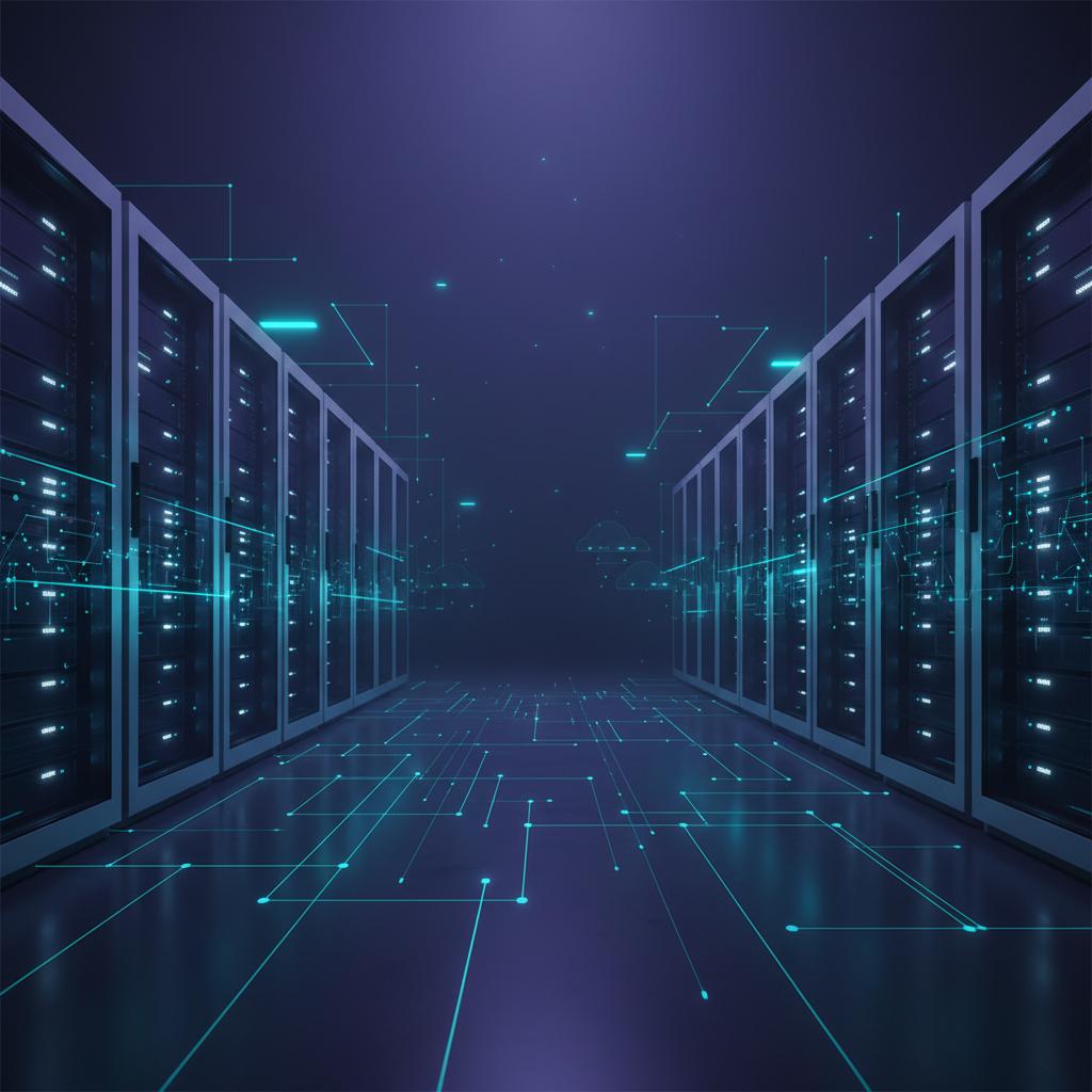 Ilustração técnica representando tecnologia relacionado a O que é VPS? Guia Definitivo de Hospedagem e Cloud