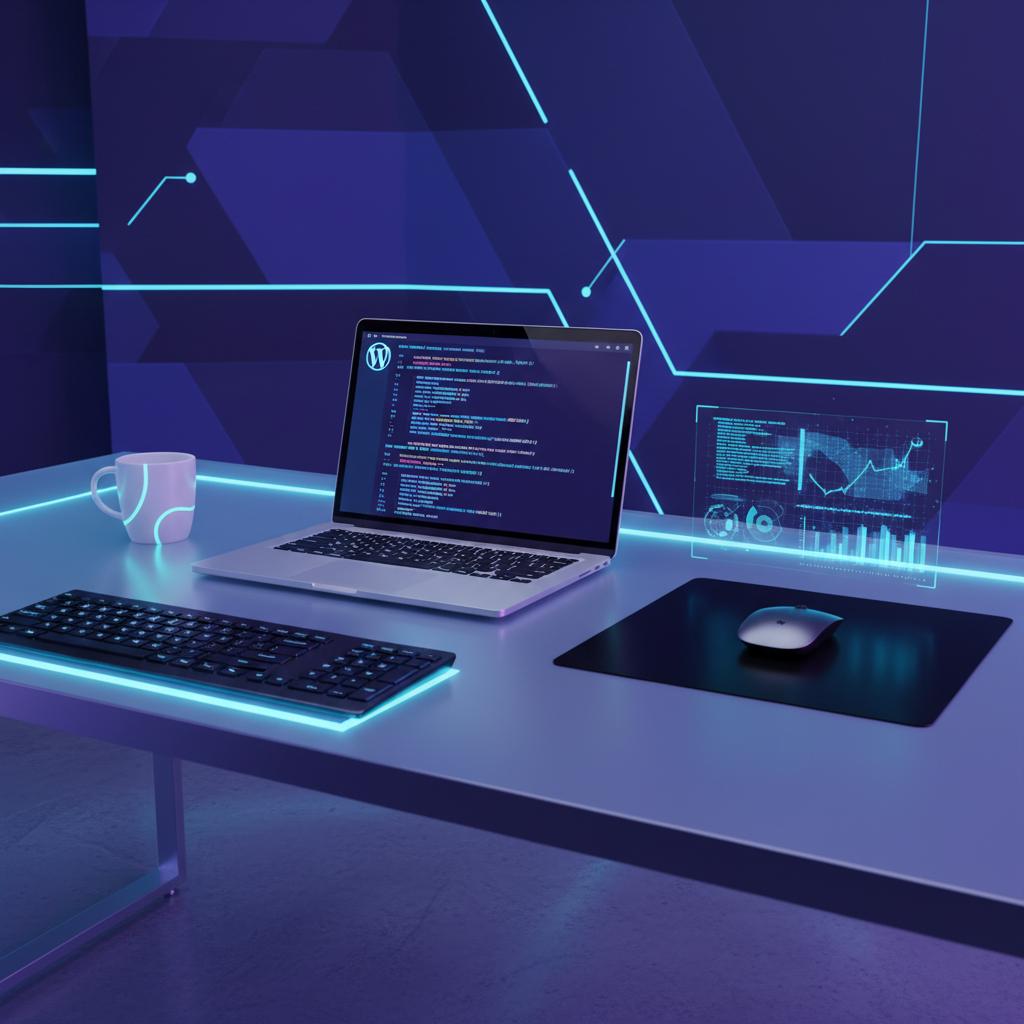 Ilustração técnica representando tecnologia relacionado a WordPress: O Guia Definitivo de Performance e Estr incluindo VPS