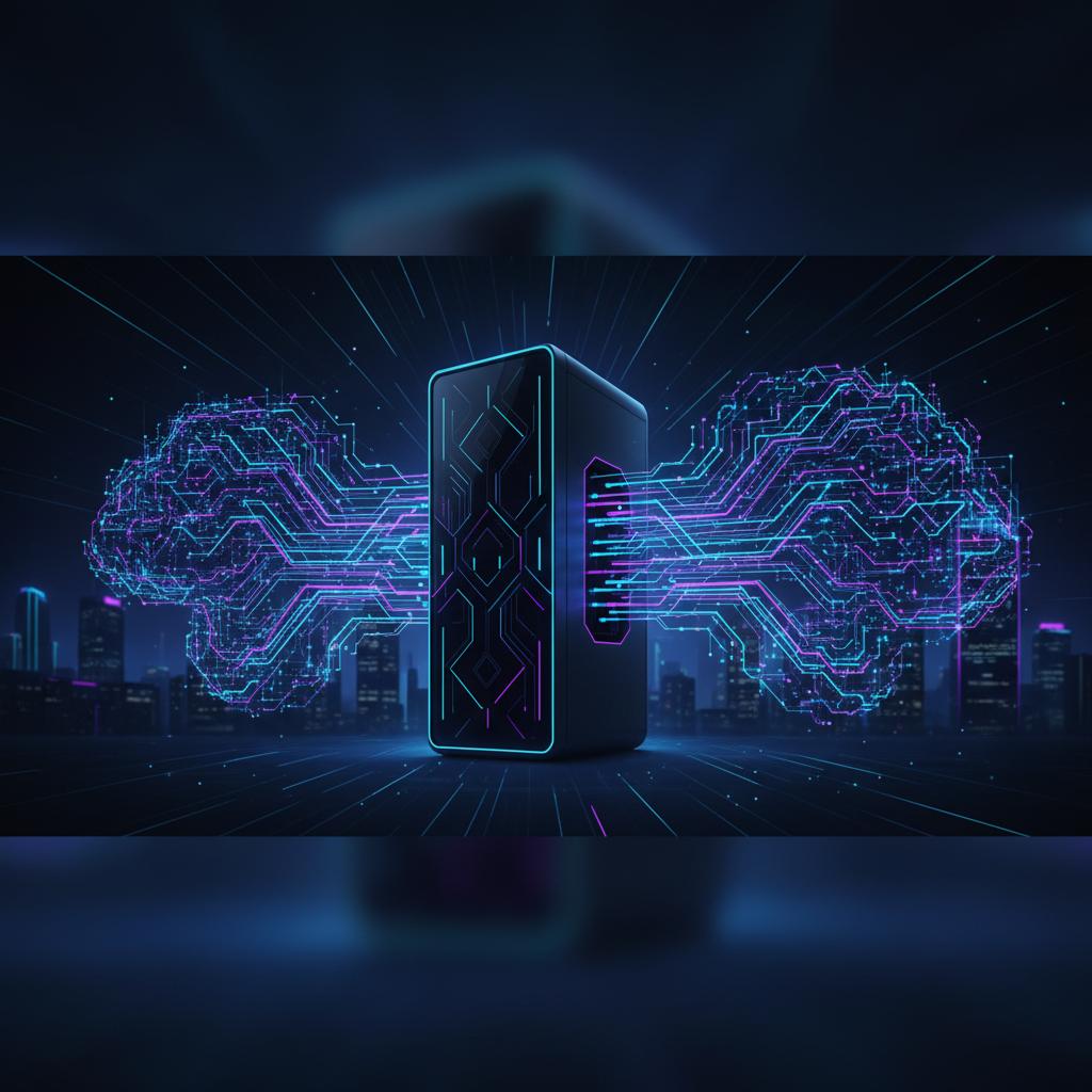 Ilustração técnica representando tecnologia relacionado a Guia Prático: Como Implementar LLM e IA na sua Inf incluindo OpenAI