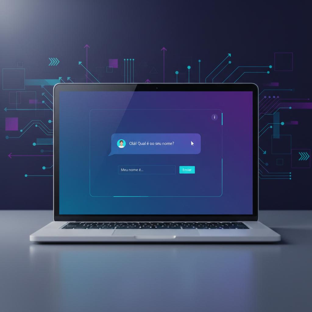 Ilustração técnica representando tecnologia relacionado a Typebot: Guia Definitivo para Criar Formulários de incluindo aut...