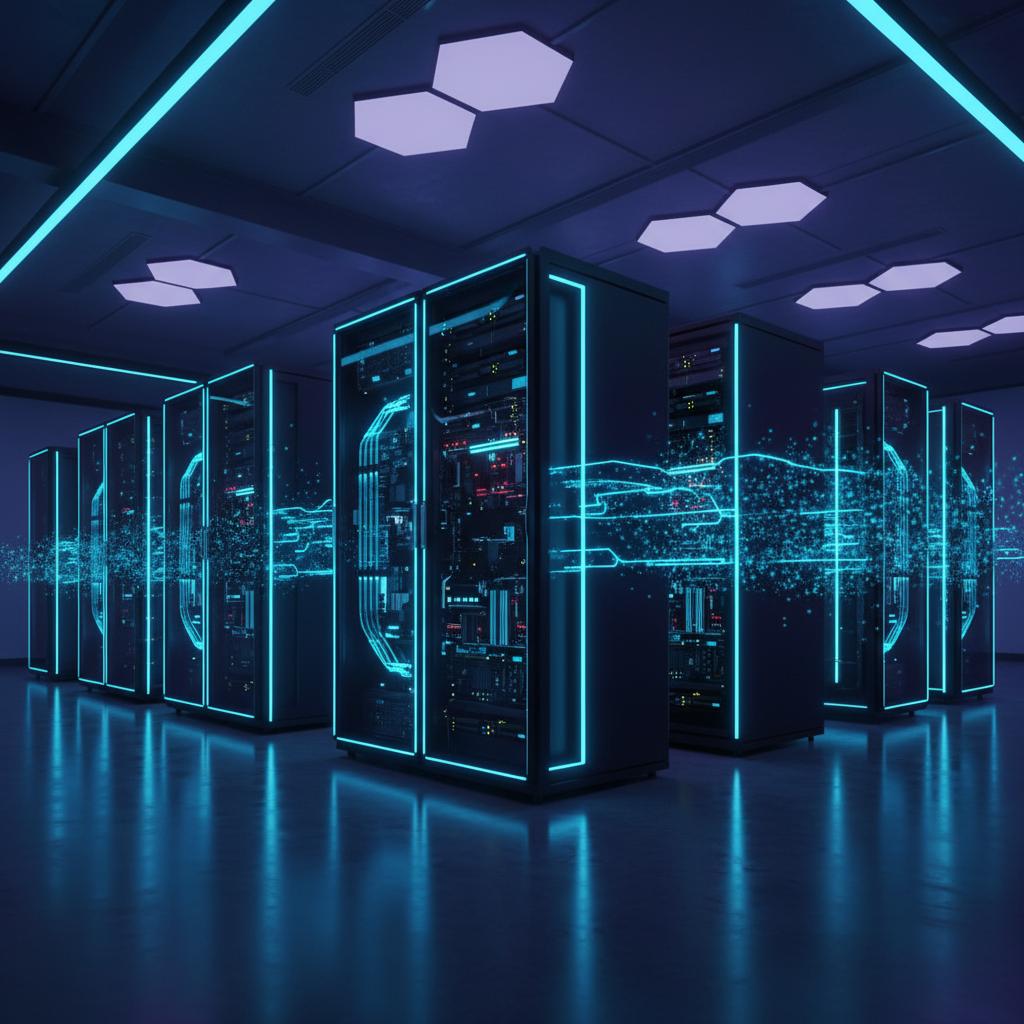 Ilustração técnica representando tecnologia relacionado a VPS: O Guia Definitivo de Hospedagem e Cloud Compu