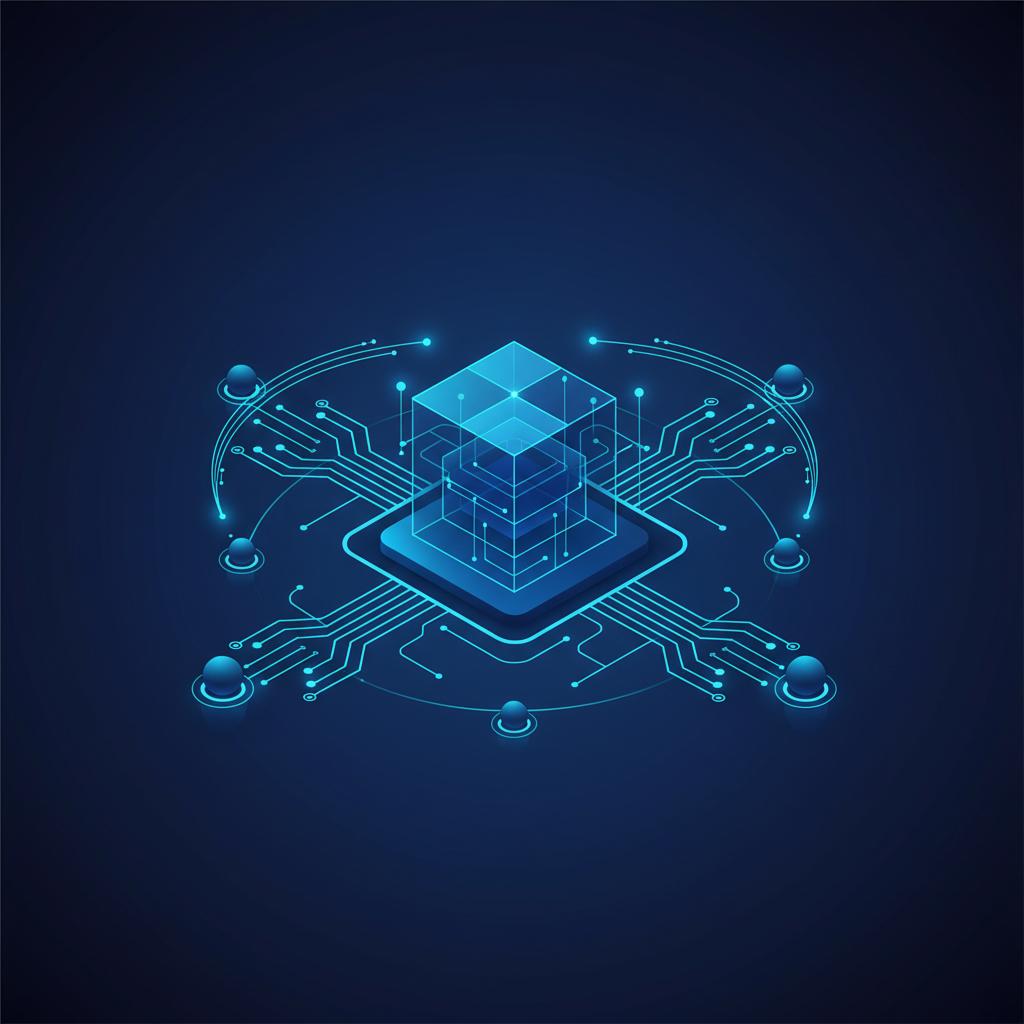 Ilustração técnica representando tecnologia relacionado a O que é VPS? Guia Definitivo de Servidores Virtuai incluindo Ser...