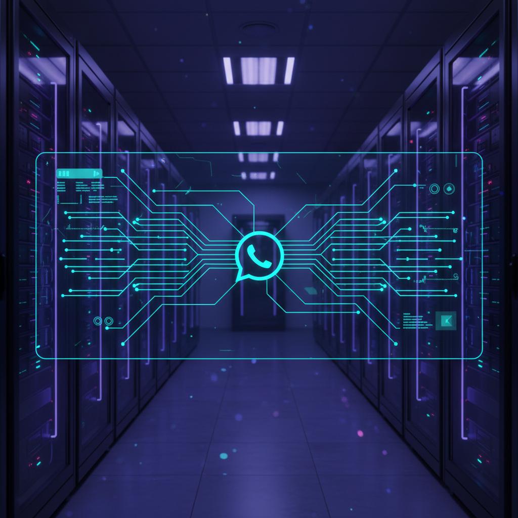 Ilustração técnica representando tecnologia relacionado a Evolution API: Guia Completo para Automatizar o Wh incluindo Wha...