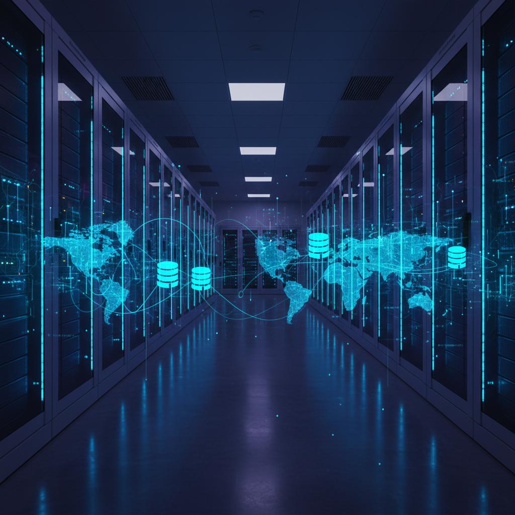 Ilustração técnica representando tecnologia relacionado a Como escolher o melhor banco de dados para seu pro incluindo Pos...