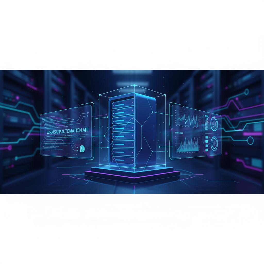 Ilustração técnica representando tecnologia relacionado a Guia Completo: Como Usar a Evolution API para What