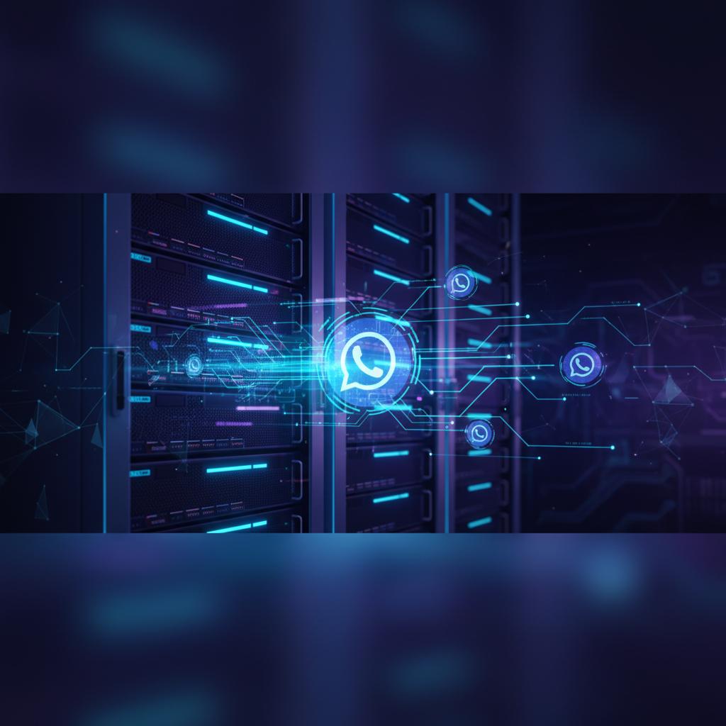 Ilustração técnica representando tecnologia relacionado a Evolution API: Guia Completo para Automatizar o Wh incluindo Wha...