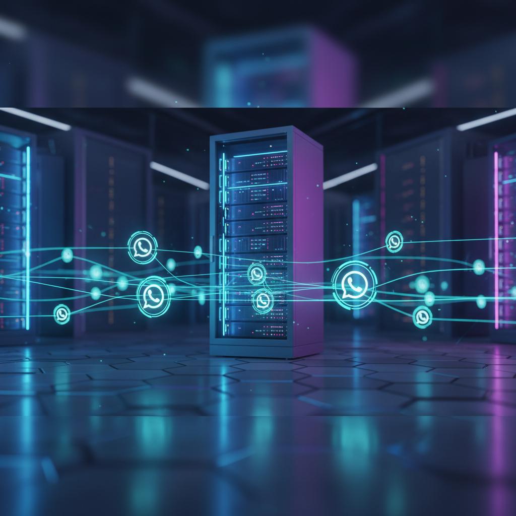 Ilustração técnica representando tecnologia relacionado a Evolution API: Guia Completo para Automação no Wha incluindo Wha...