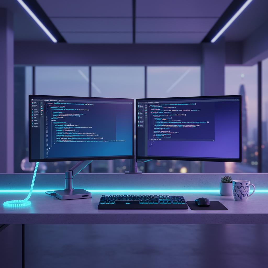 Ilustração técnica representando tecnologia relacionado a Guia Prático de Programação: Como Dominar Python e