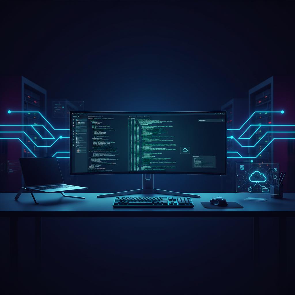 Ilustração técnica representando tecnologia relacionado a Guia Definitivo de Linux para Servidores em 2026 incluindo Ubuntu