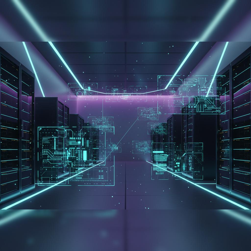 Ilustração técnica representando tecnologia relacionado a VPS: O Guia Definitivo para Escolher seu Servidor 