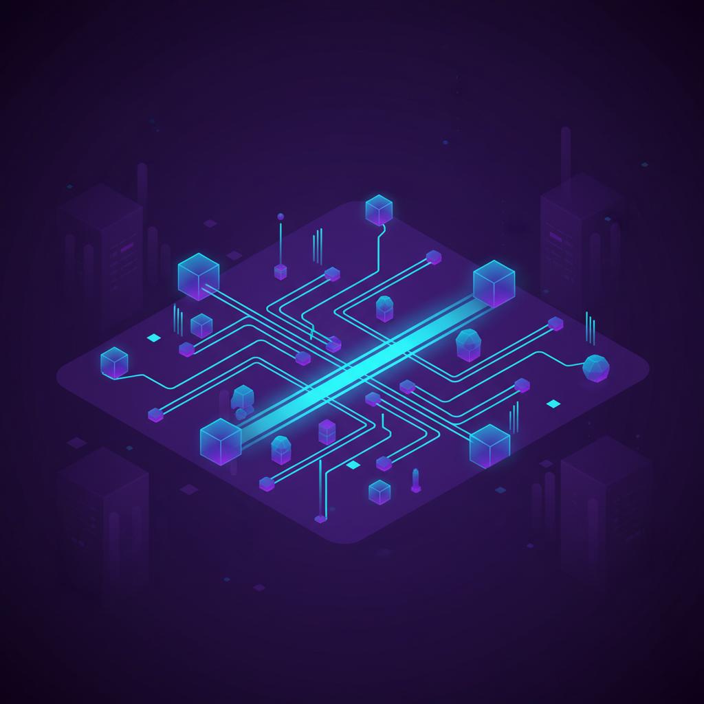 Ilustração técnica representando tecnologia relacionado a Bancos de Dados Vetoriais: O Guia Definitivo para  incluindo Vec...