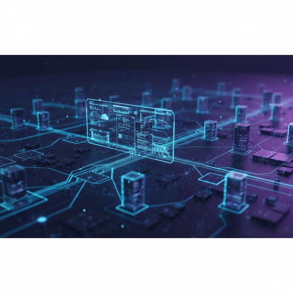 Ilustração técnica representando tecnologia relacionado a VPS: O Guia Definitivo de Hospedagem e Cloud Compu