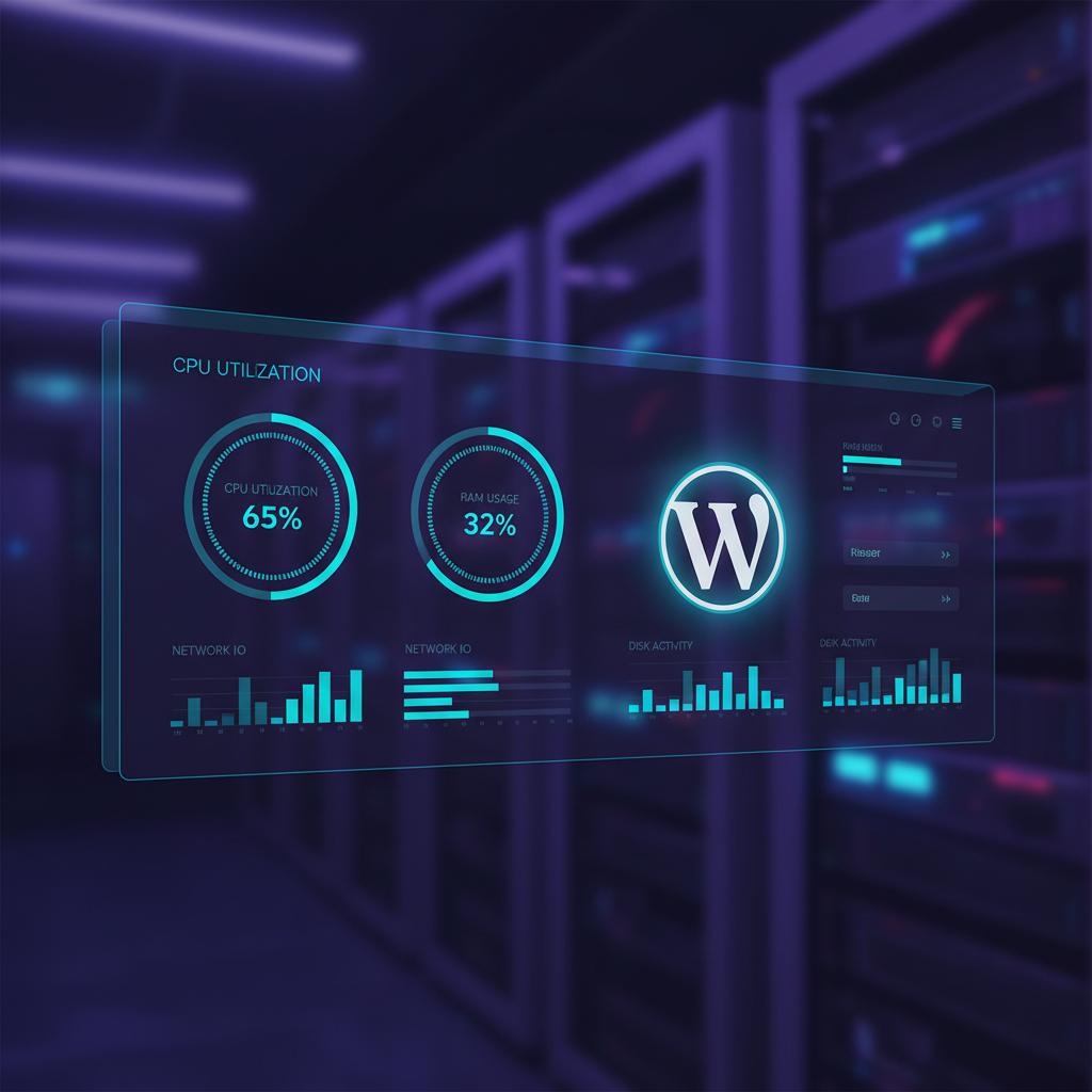 Ilustração técnica representando tecnologia relacionado a WordPress: O Guia Definitivo de Performance e Estr incluindo VPS