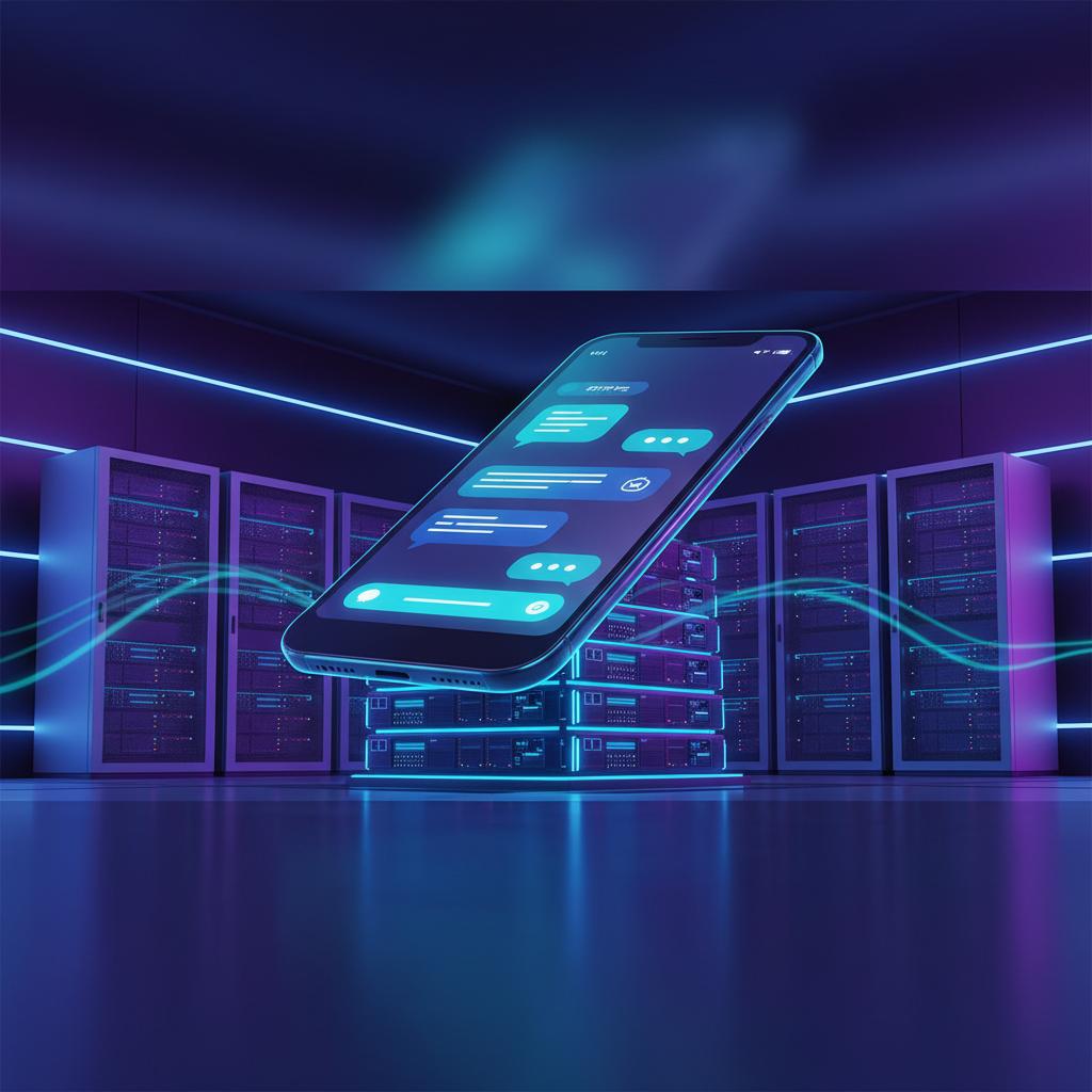 Ilustração técnica representando tecnologia relacionado a Guia Definitivo do Typebot: Crie Chatbots de Conve