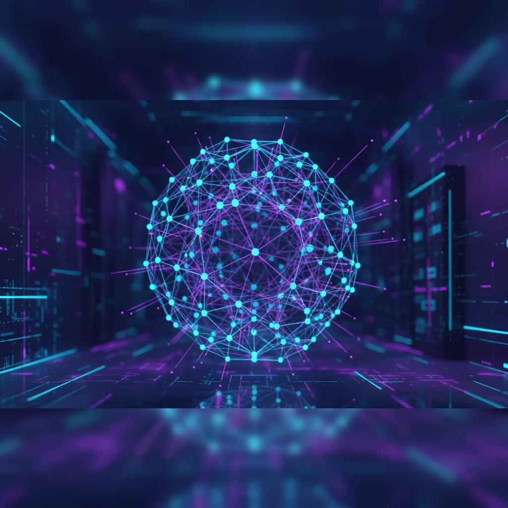 Ilustração técnica representando tecnologia relacionado a O que é Vector Database? O Guia Essencial para 202