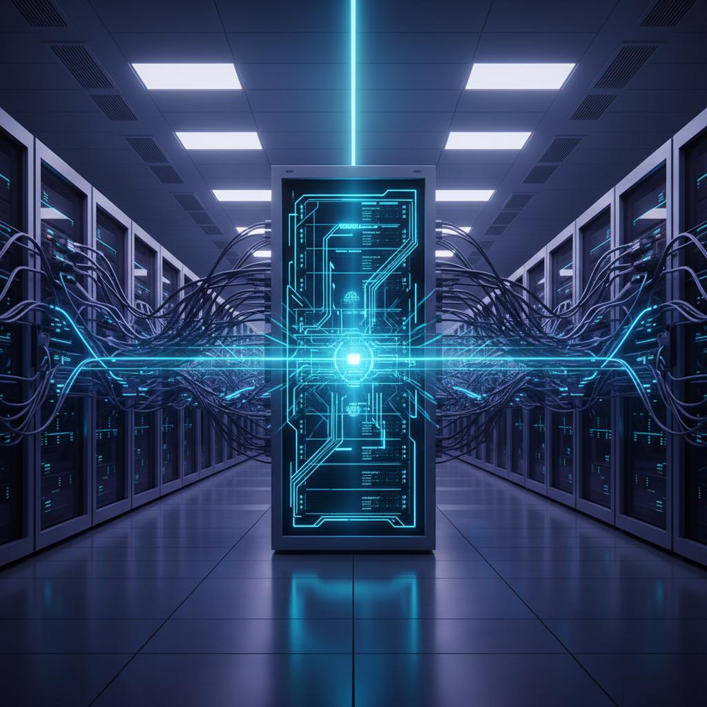 Ilustração técnica representando tecnologia relacionado a O que é VPS? Guia Definitivo de Hospedagem e Cloud
