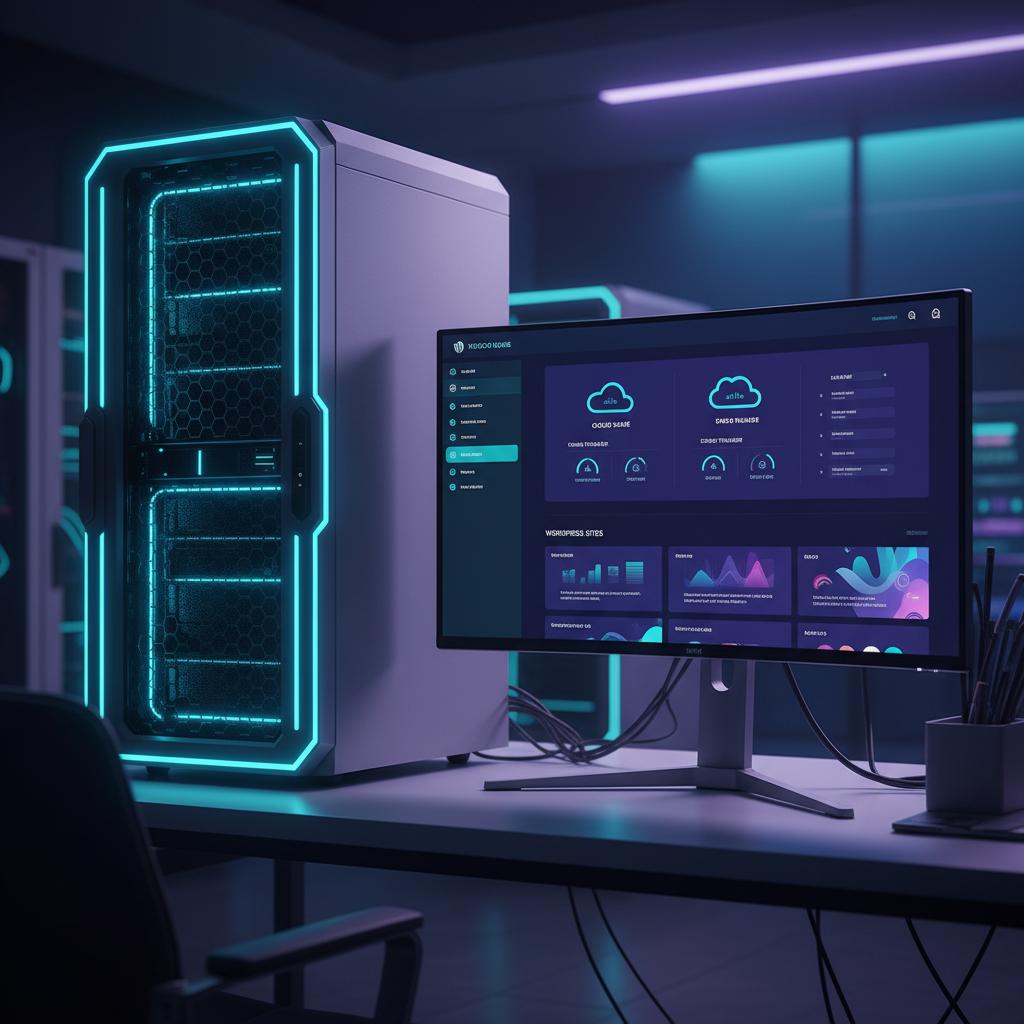 Ilustração técnica representando tecnologia relacionado a WordPress: O Guia Completo para Criar seu Site em  incluindo CMS