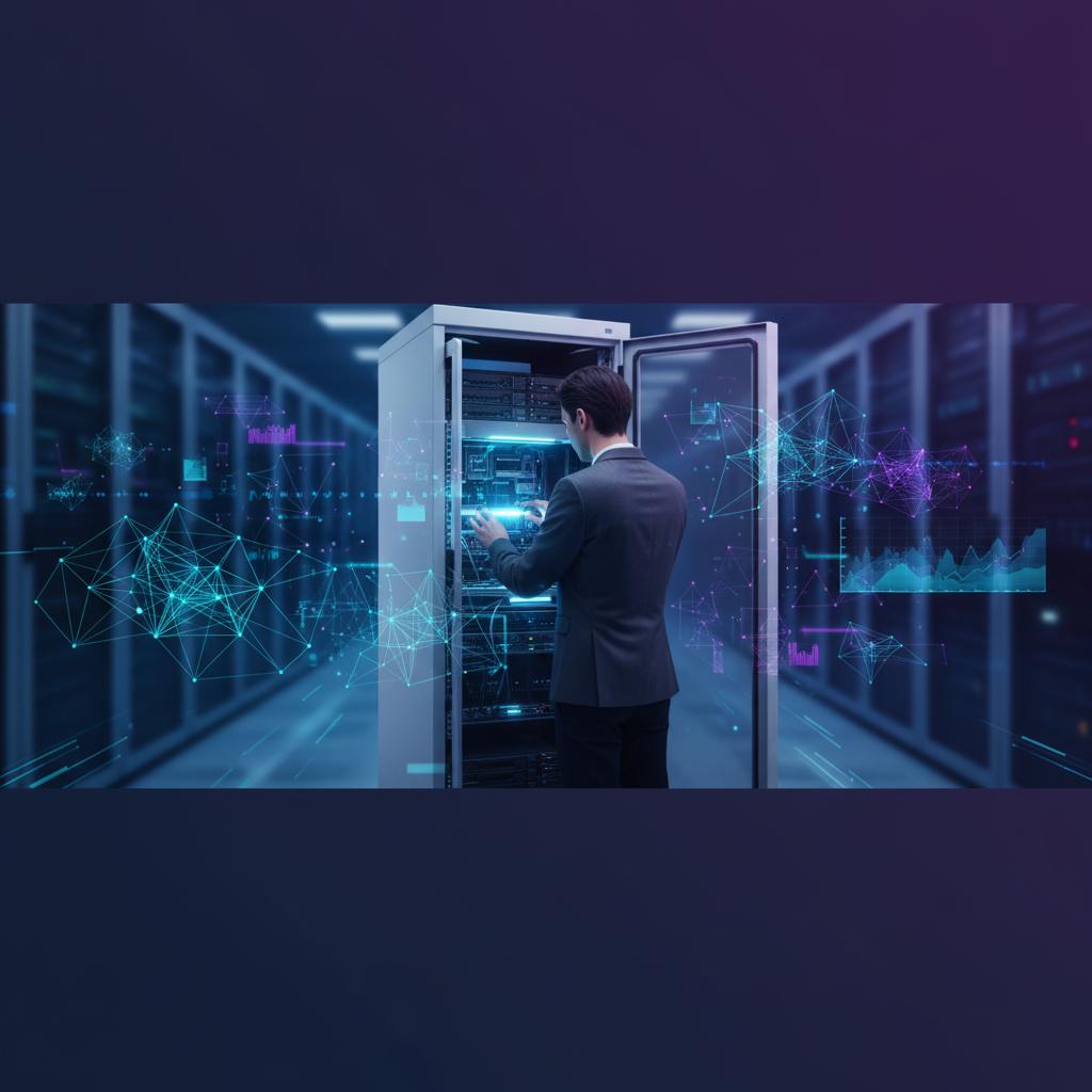 Ilustração técnica representando tecnologia relacionado a LLM na Prática: Como Integrar Inteligência Artific incluindo OpenAI